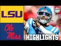 LSU Tigers vs Ole Miss Rebels Full Game Highlights ESPN College Football