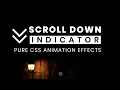 CSS Scroll Indicator Animation Pure CSS3 Animation Effect Using JQuery JavaScript Project