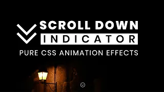 CSS Scroll Indicator Animation Pure CSS3 Animation Effect Using JQuery JavaScript Project