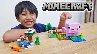 LEGO Minecraft Rumah Babi Dunia Kyo