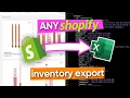 Scrape ANY SHOPIFY Site to Excel - API ACCESS TUTORIAL NO CODE
