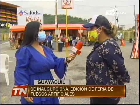 Se inauguró 9na. edición de feria de fuegos artificiales