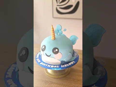 طلبية كيكة جديده شنو رأيكم☺️ | narwhal cake