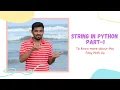 String in Python Part-1 Python for beginners Python in Tamil kalaistechiview4611