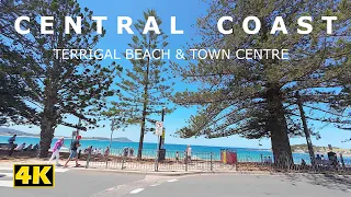 Driving Terrigal Beach and Town Centre Central Coast NSW Australia 4K ASMR POV Drive