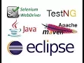 WebDriver Eclipse Java Project Setup For the absolute beginner - Selenium WebDriver Session 1