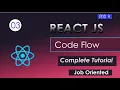 React js tutorial in Hindi Hello World React js app Code Flow