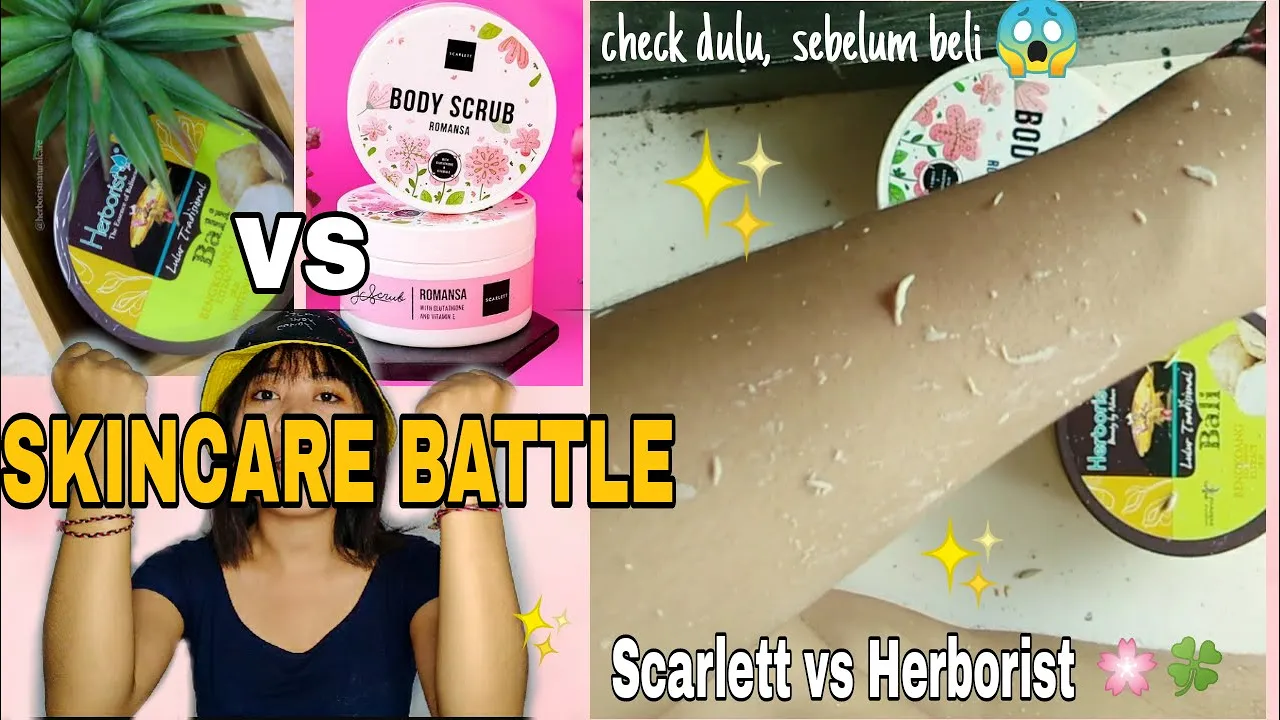 3 MERK LULUR BODY SCRUB MEMUTIHKAN ,MERONTOKAN DAKI ,MELEMBUTKAN KULIT!!. 