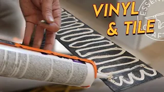 Installing LVP Flooring And A Tile Shower 