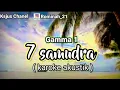 Lagu GAMMA1 -  7 SAMUDRA  (karoke akustik ) +lirik