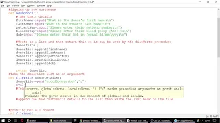 Python Tutorial 31 File writing using a 2D List