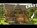 Minecraft Mega Starter House 5 Minute Build Tutorial