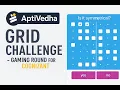 Cognizant Gaming Round - Grid Challenge Symmetry Pattern Puzzle Explained