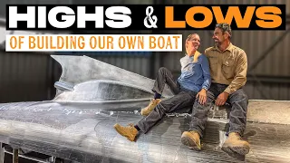 Deadlines and SETBACKS…Building An Aluminum Catamaran Part 5