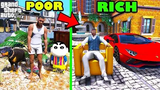 Franklin Chasing a biker for 400$ | Franklin 10$ to 100k$ Becoming Rich in GTA5 by earning money