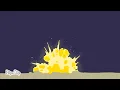 Simple explosion animation flipaclip