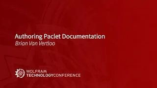 Authoring Paclet Documentation