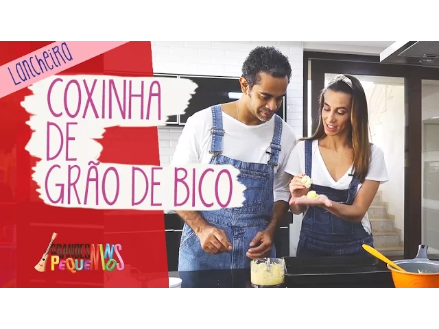 COXINHA DE GRÃO DE BICO O QUE VAI NA LANCHEIRA