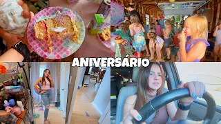 TÁ INSUPORTÁVEL - MUITO CALOR - FESTA DE ANIVERSÁRIO - SAINDO SOZINHA !