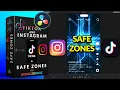 TikTok and Instagram safe zones title pack for Davinci Resolve