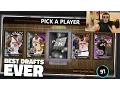 MULTIPLE 90 DRAFTS MY BEST DRAFT SESSION - NBA 2K16 DRAFT