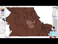 Simple reference sheet oc Leabul furry speedart