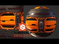 Making Stylized Industrial Sci Fi Material in Substance Designer