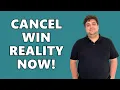 How to cancel Win Reality membership