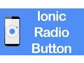 Ionic CSS Components - Radio Button List