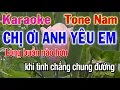 Download Lagu chị ơi anh yêu em karaoke tone nam | nhạc sống phương hiếu organ