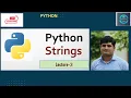 Strings in Python Python Complete Course for Beginners Python Strings