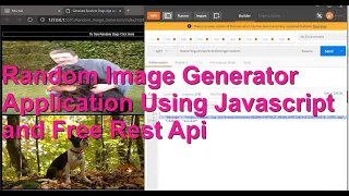 Random Image Generator Application Using Javascript and Rest api to generate random Dog s Images