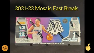2021-22 Panini Mosaic Basketball Fast Break Box - Rookie Variation