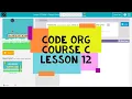Code org Course C Lesson 12 Build a Flappy Game - Code org Lesson 12 Answers