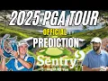 PGA Tour - The Sentry 2025 PREDICTIONS