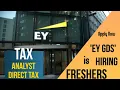 is hiring for US Tax Analyst High salary superb career growth