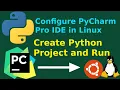 How to Create and Run Python Program in PyCharm Pro Configure Python Interpreter with Virtualenv