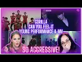 Lagu PENTAGON Marathon! (Gorilla, Can You Feel It, Young Performance \u0026 MV) | K-Cord Girls Reaction