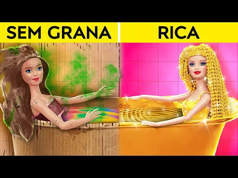 Download MP3 ADOTAMOS UMA BARBIE 👸💕 Nova Transformação de Beleza Para Bonecas || Mini Artesanatos, pory 123 GO!