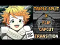 How To Edit on CapCut Triple Split x Flip CapCut Transition CAPCUT TUTORIAL