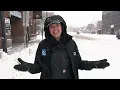 St Cloud Minnesota sees Heavy Snow Fall amid Winter Storm
