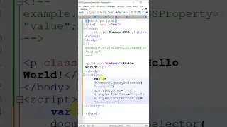 Change CSS Style by Using JavaScript Tech Tutorial Praveen Kumar