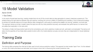 19 Model Validation