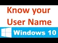 Find Your Computer Username in Windows 10 11