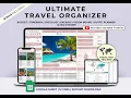 ULTIMATE TRAVELLING PLANNER Google sheets planner FREE template