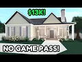 13k Realistic Summer NO GAME PASS Bloxburg House Build Tutorial WITH VOICE