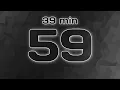 40 minute 2400 second Countdown Timer - Silent