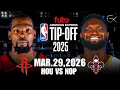ROCKETS VS PELICANS LIVE NBA Game Play-By-Play Reaction Scoreboard