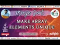 Make array elements unique GeeksForGeeks Transform an Array to Have Only Unique Elements