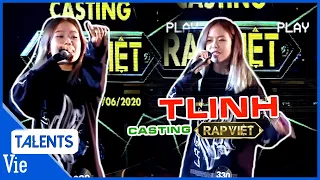 Download TLINH TRONG VÒNG CASTING: Cưỡi beat melody cực chất, Justatee khen hát RnB hay | RAP VIỆT MÙA 1 MP3